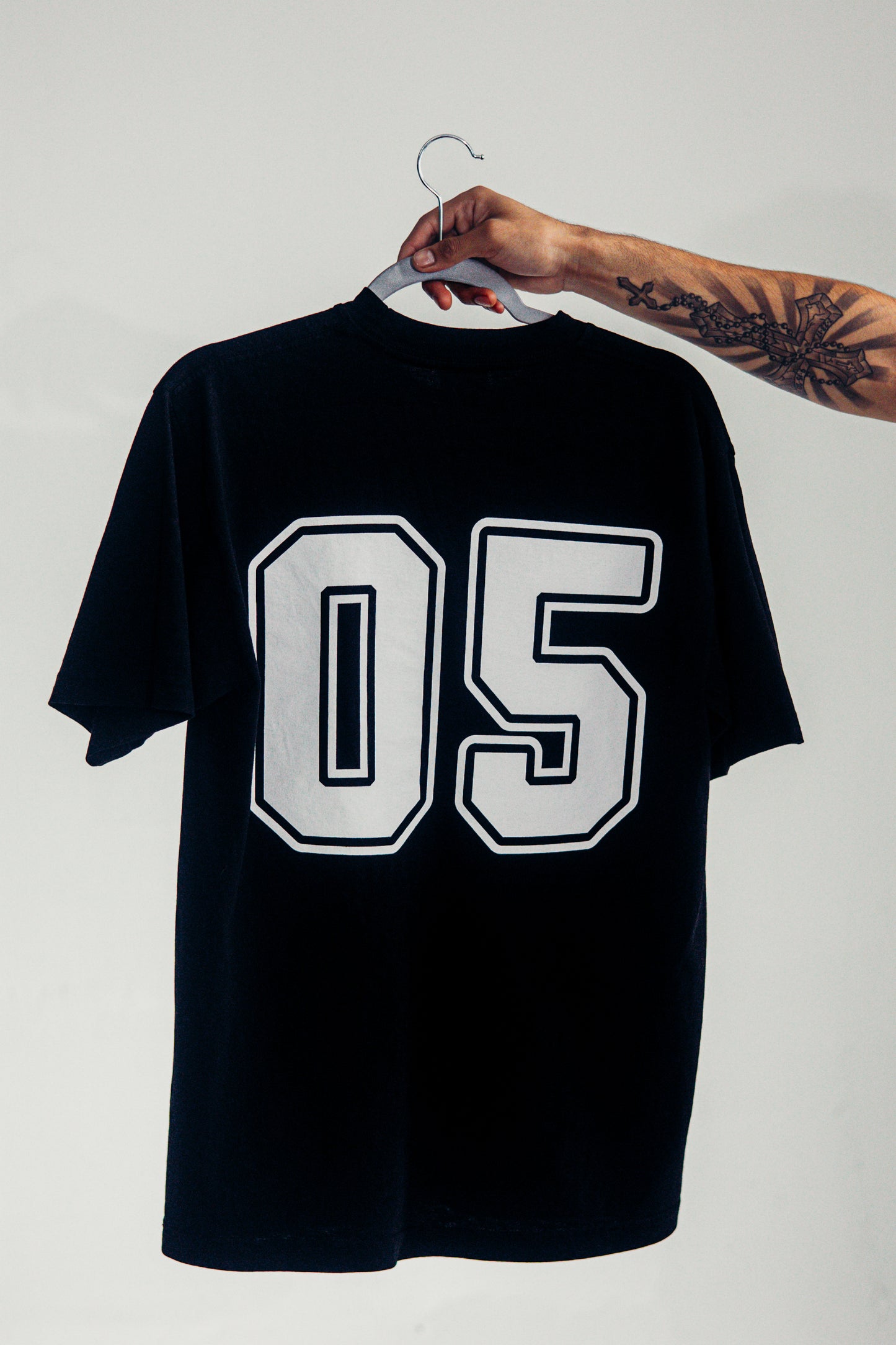 Black Miles Bleu Jersey Tee